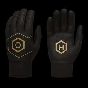 Blackout gold gloves